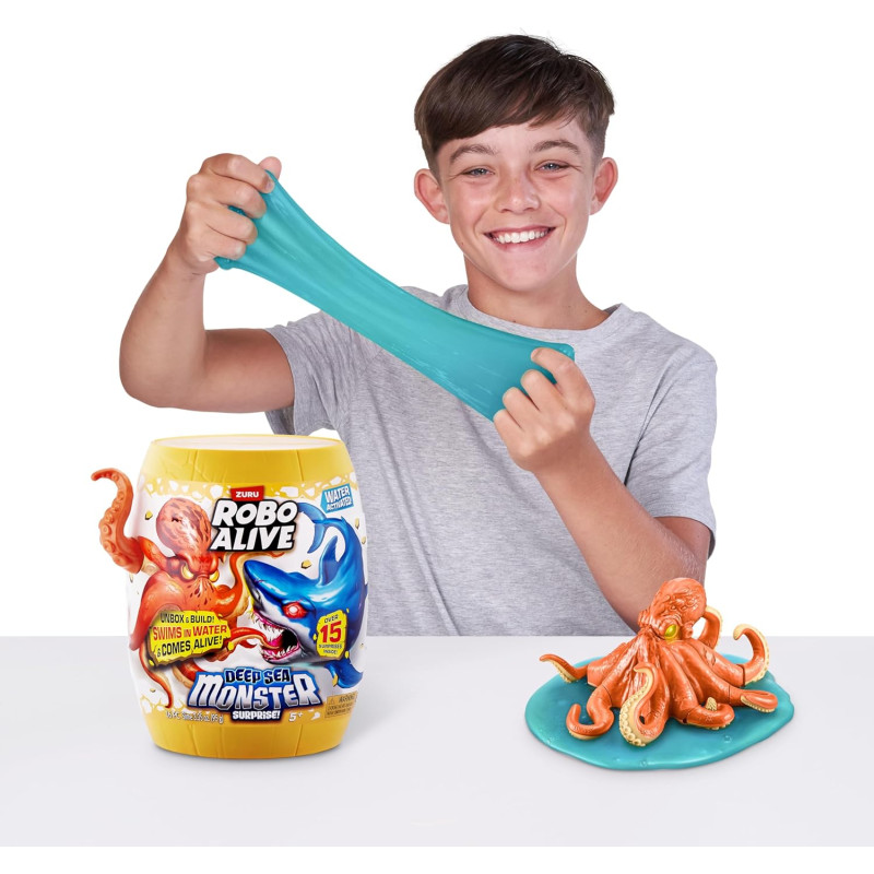 Інтерактивна іграшка Восьминіг Robo Alive Deep Sea Monster Surprise Octopus by ZURU