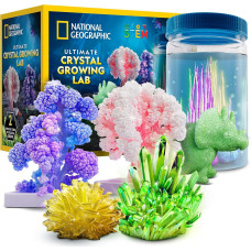 Игровой набор STEM для выращивания кристаллов National Geographic Ultimate Crystal Growing Kit  Grow 5