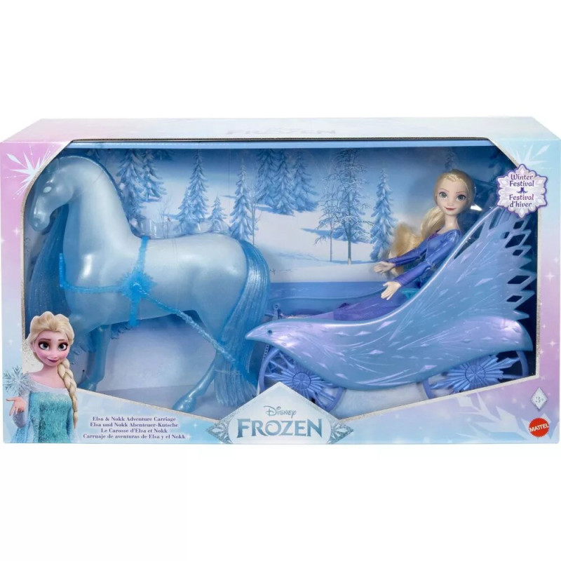 Ігровий набір Лялька Ельза з каретою Disney Frozen Elsa Fashion Doll with Nokk Adventure Carriage