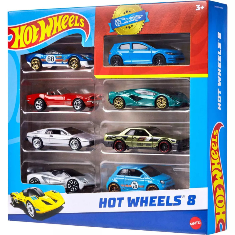 Набір машинок Hot Wheels Cars Trucks Set with 1 Exclusive Car 1 64 set of 8