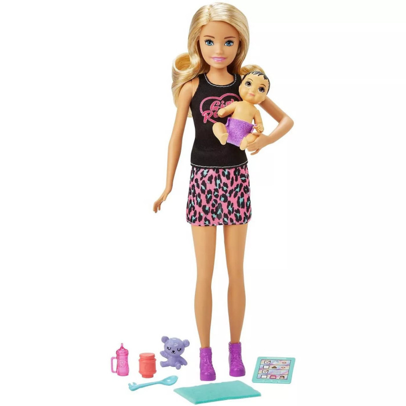 Лялька Барбі Скіппер і немовля Barbie Skipper Babysitters Inc. - Blonde Hair