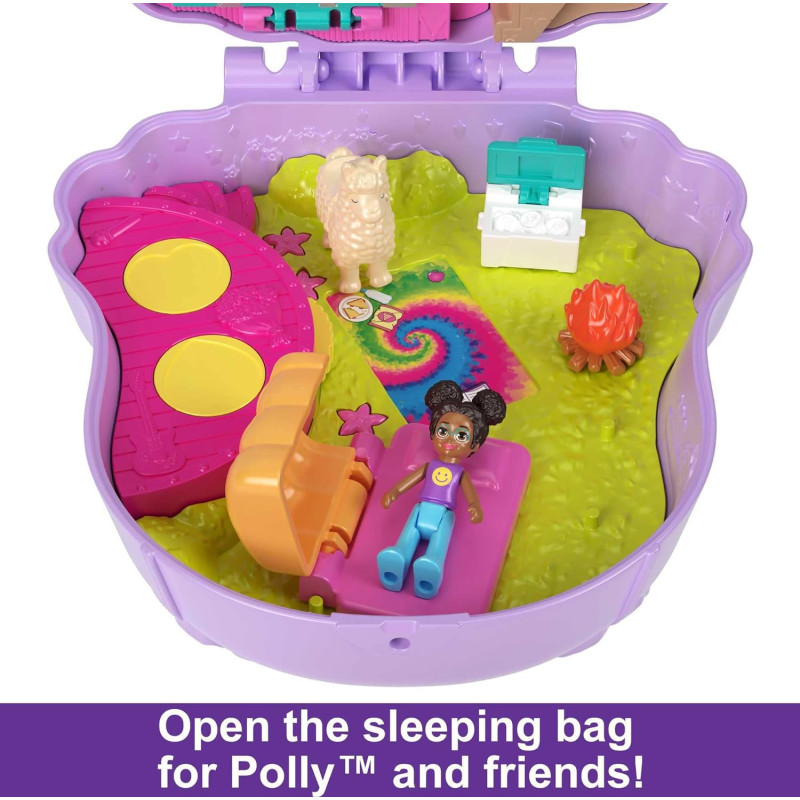 Ігровий набір Поллі Покет Пригоди в таборі Лам Polly Pocket Compact Playset Llama Camp Adventure