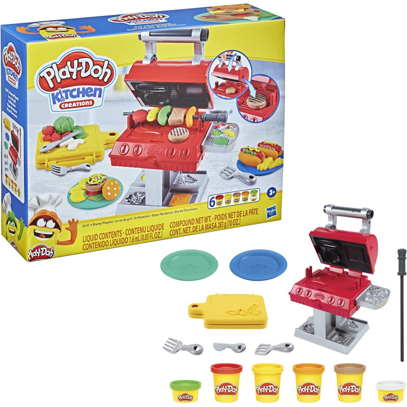 Игровой набор Плей До Гриль Play-Doh Kitchen Creations Grill 'n Stamp Playset