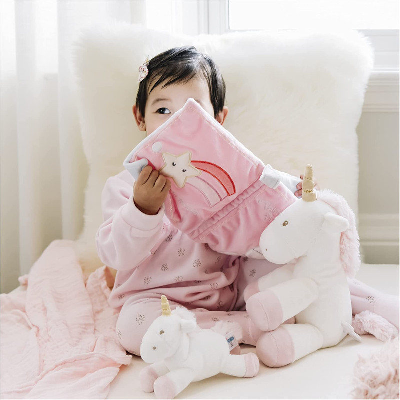 Плюшева іграшка Єдиноріг Місяць Гунд GUND Baby Luna Unicorn Stuffed Plush Rattle 4060800