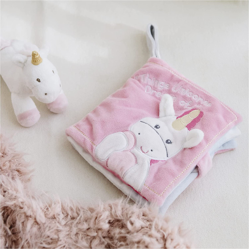Плюшева іграшка Єдиноріг Місяць Гунд GUND Baby Luna Unicorn Stuffed Plush Rattle 4060800