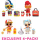 Ігровий набір ЛОЛ Сюрпіз L.O.L. Surprise! Loves Mini Sweets Dolls 4-Pack