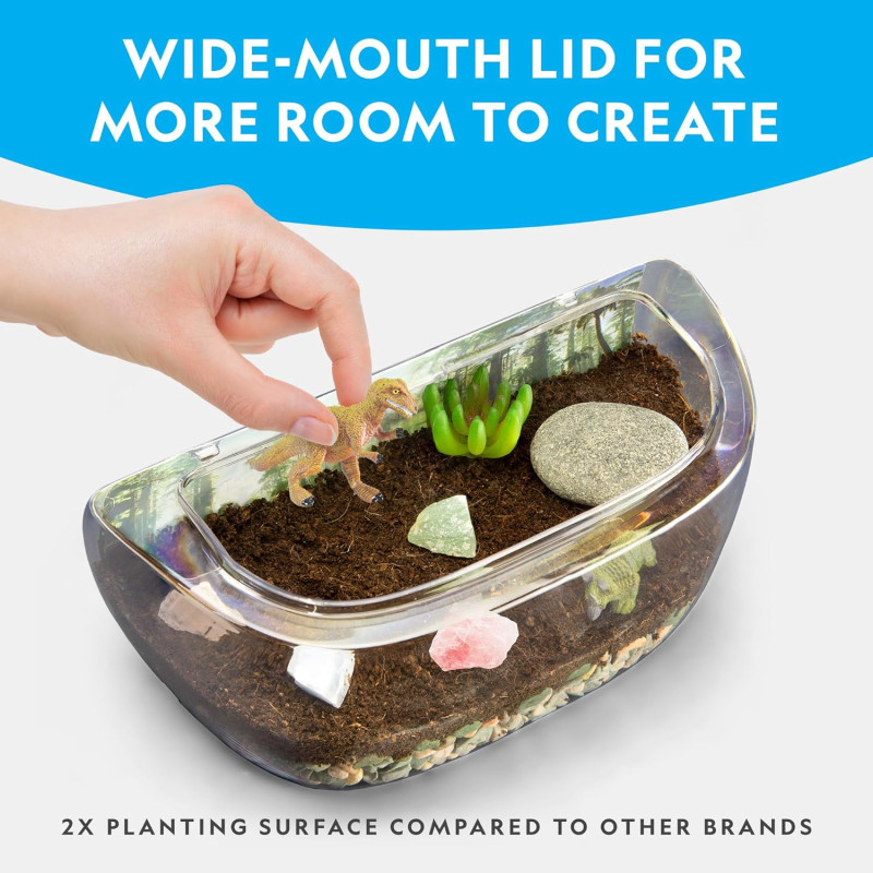 Набір STEM для створення світлового тераріуму National Geographic Light Up Terrarium Kit for Kids
