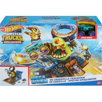 Игровой набор Хот Вилс Атака Крашзили  Hot Wheels Monster Trucks Arena Smashers Mega-Wrex