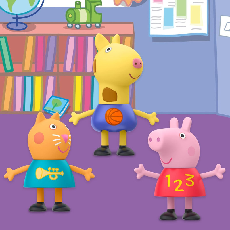 Ігровий набір фігурок Свинка Пеппа Peppa Pig School Classroom Toy Figures 8-Pack