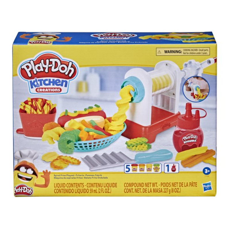 Ігровий набір Плей-До Картопля Фрі Play-Doh Kitchen Creations Spiral Fries Playset
