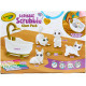 Набір для творчості Крайола Малюй і змивай з фігурками тварин Crayola Scribble Scrubbie Pets Tub Set 2.0,