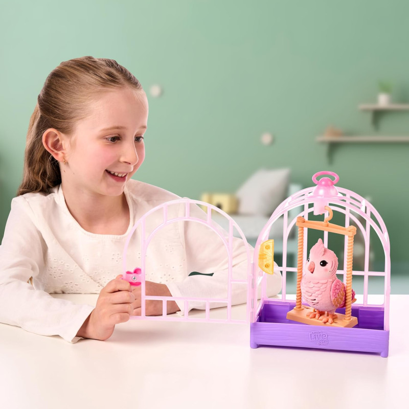 Інтерактивна  пташка з кліткою Little Live Pets My Really Real Talking Bird Toy and Cage  Rosie