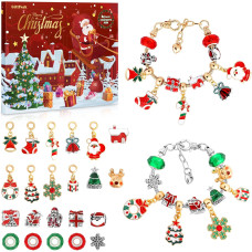 Різдвяний Адвент календар браслетів Christmas Charm Bracelet Advent Calendar 2024