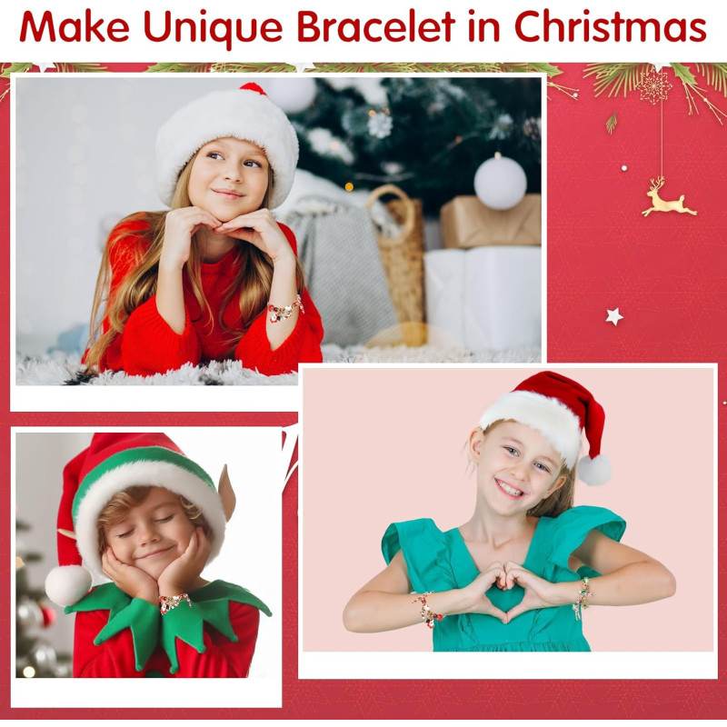 Різдвяний Адвент календар браслетів Christmas Charm Bracelet Advent Calendar 2024