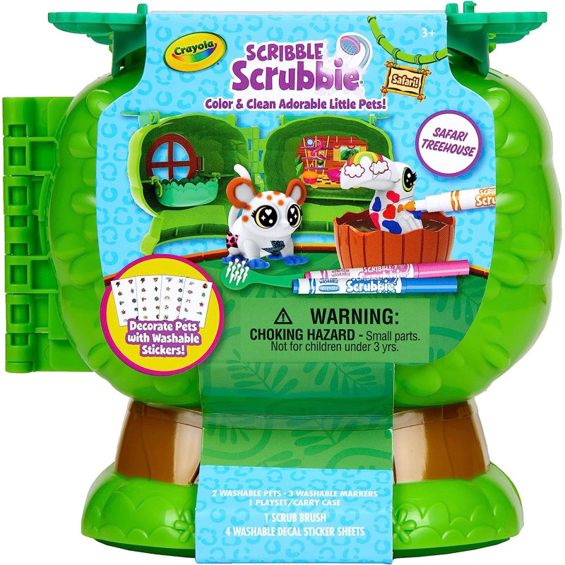 Набір для творчості Крайола Будиночок на дереві Crayola Scribble Scrubbie Pets Safari Treehouse