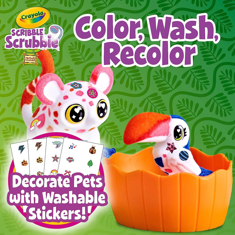 Набір для творчості Крайола Будиночок на дереві Crayola Scribble Scrubbie Pets Safari Treehouse