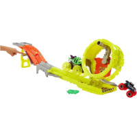 Ігровий набір машинок Hot Wheels Monster Trucks Oversized Skelesaurus Bone Shake HYT07