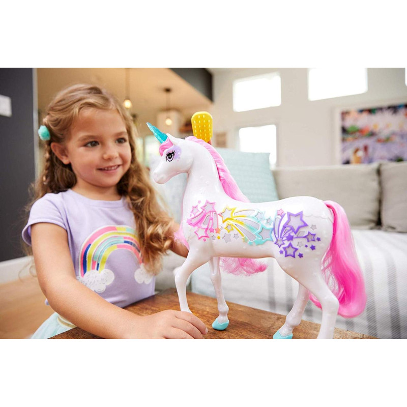Барбі Дрімпопія Сяючий єдиноріг Barbie Dreamtopia Brush 'n Sparkle Unicorn