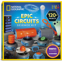 Науковий набір STEM Електричний ланцюг National Geographic Circuit Maker Kit 120