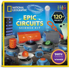 Научный набор STEM Электрическая цепь National Geographic Circuit Maker Kit 120