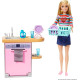 Набір декору для лялькового будиночка Барбі з посудомийною машиною HJV34