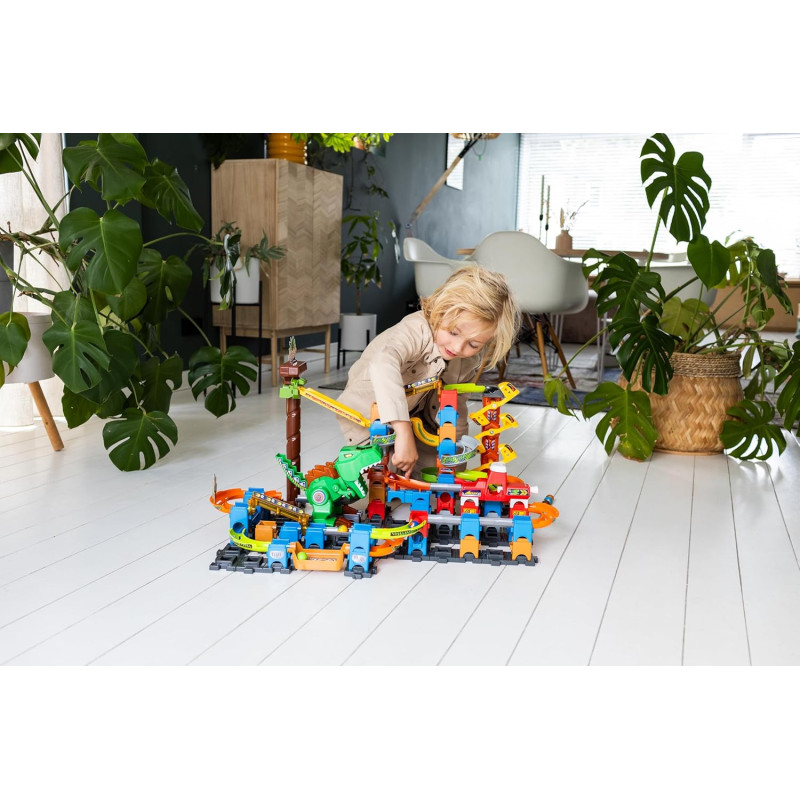 Розвиваючий конструктор лабіринт VTech Marble Rush Magentic Dino Adventure