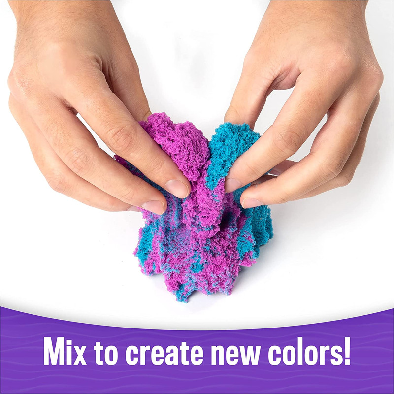 Кінетичний пісок Райдужний мікс Kinetic Sand  Slice N’ Surprise Set