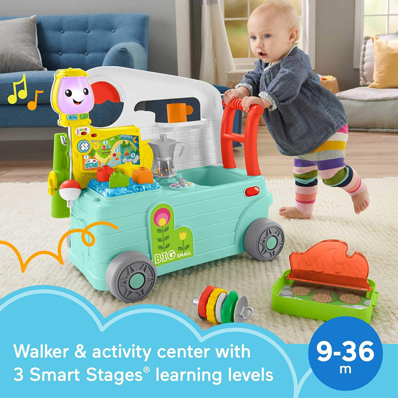 Ходунки - Кемпер Фішер-Прайс Fisher-Price Laugh & Learn 3-in-1 On-the-Go Camper