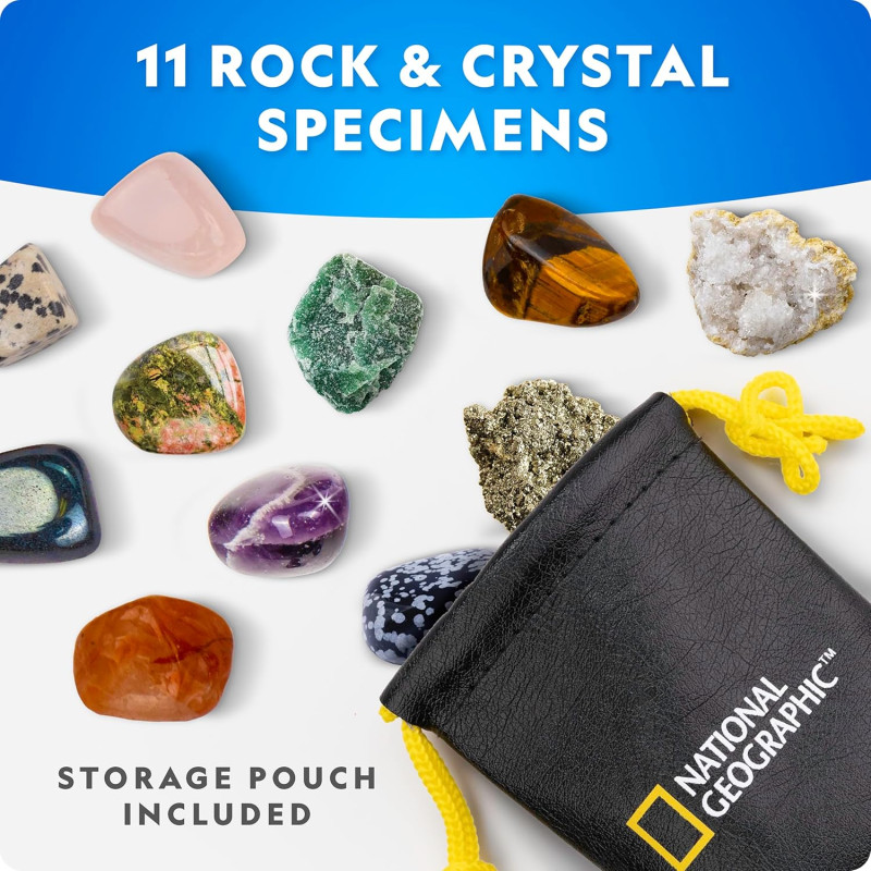 Адвент календар STEM наукові експерименти NATIONAL GEOGRAPHIC Science Kit Rock Collection Advent Calendar