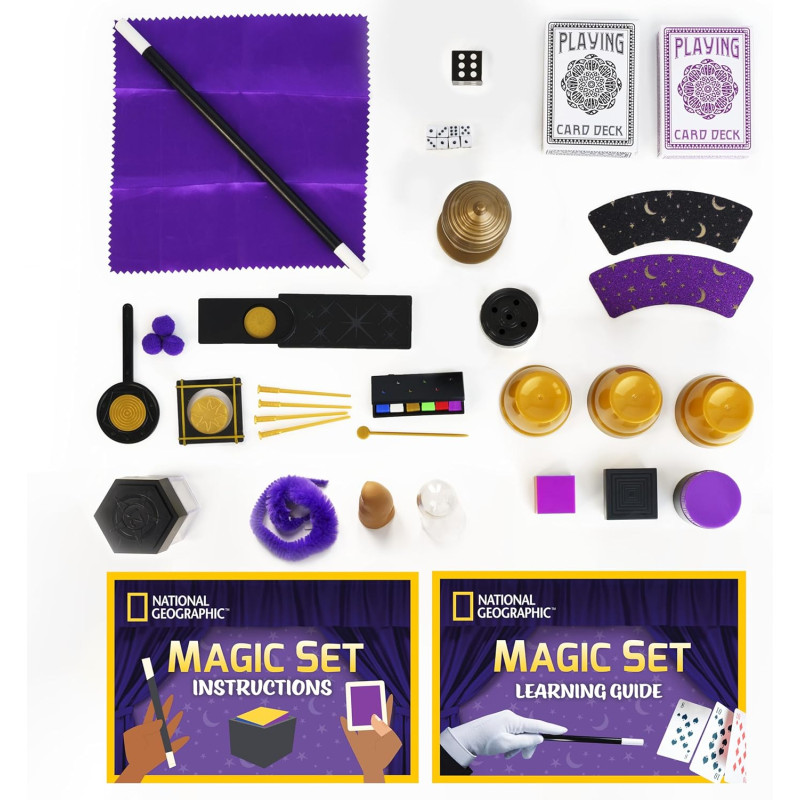 Науковий набір Фокуси NATIONAL GEOGRAPHIC Mega Magic Set More Than 75 Magic Tricks for Kids