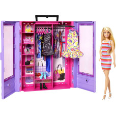 Шафа валіза з лялькою Барбі  Barbie Fashionistas Ultimate Closet Portable Fashion Toy