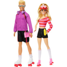 Ігровий набір Барбі та Кен На роликах Barbie Fashionistas Set with 2 Fashion Dolls