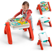 Дитячий розвиваючий столик та мольберт Fisher Price Laugh and Learn 4 In 1 Table To Easel