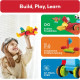 Навчальна іграшка Конструктор PicassoTiles 120pcs Hedgehog Interlocking Building Blocks