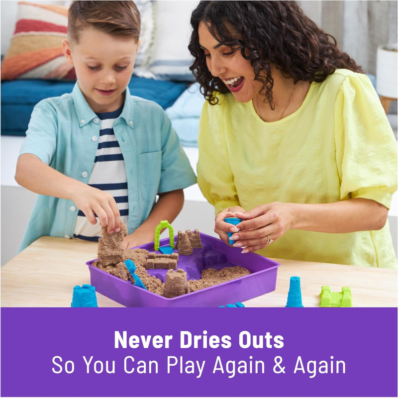 Кінетичний пісок Пляжний Замок Kinetic Sand Deluxe Beach Castle Playset