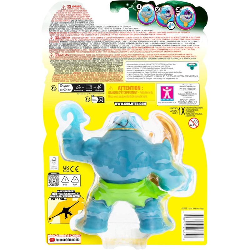 Фігурка Тягучка антистрес Гуджитсу Heroes of Goo Jit Zu Cursed Goo Sea Super Oozy