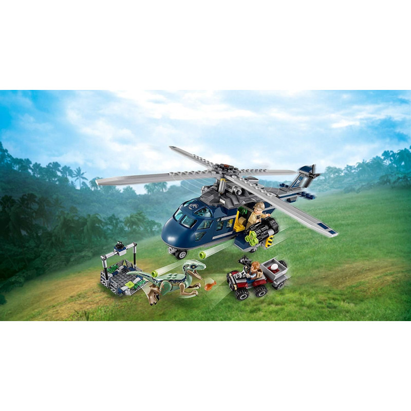 Конструктор Лего Переслідування на гелікоптері LEGO Jurassic World Blue's Helicopter Pursuit 75928