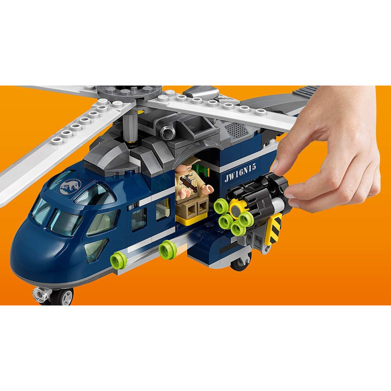Конструктор Лего Переслідування на гелікоптері LEGO Jurassic World Blue's Helicopter Pursuit 75928