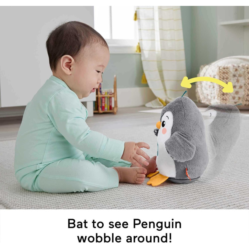 М'яка музична іграшка Пінгвін Fisher-Price Plush Baby Toy Flap & Wobble Penguin