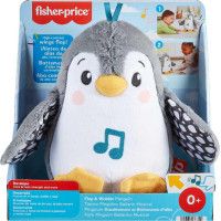 М'яка музична іграшка Пінгвін Fisher-Price Plush Baby Toy Flap & Wobble Penguin