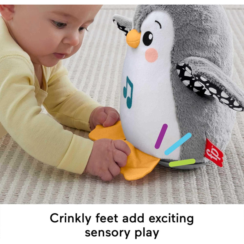 М'яка музична іграшка Пінгвін Fisher-Price Plush Baby Toy Flap & Wobble Penguin