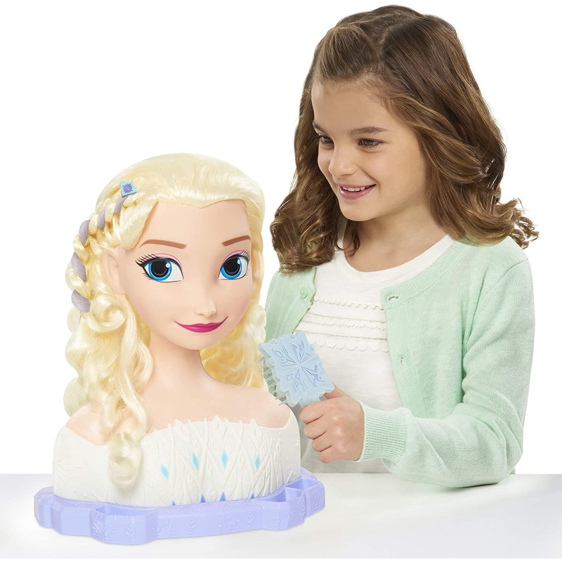 Холодное сердце голова манекен Frozen 2 Deluxe Elsa The Snow Queen Styling Head