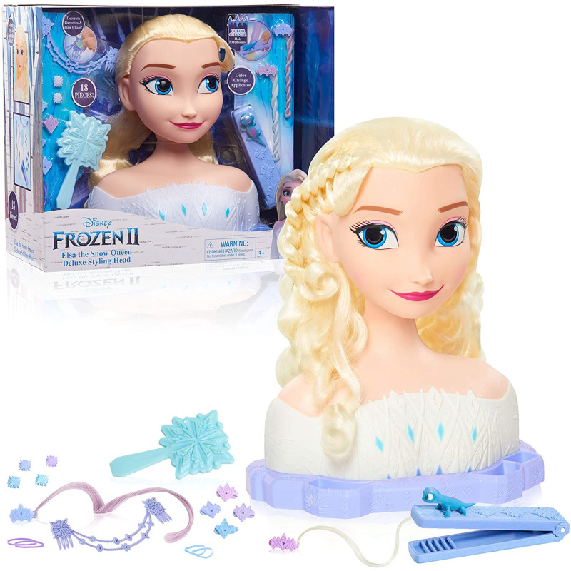 Холодное сердце голова манекен Frozen 2 Deluxe Elsa The Snow Queen Styling Head