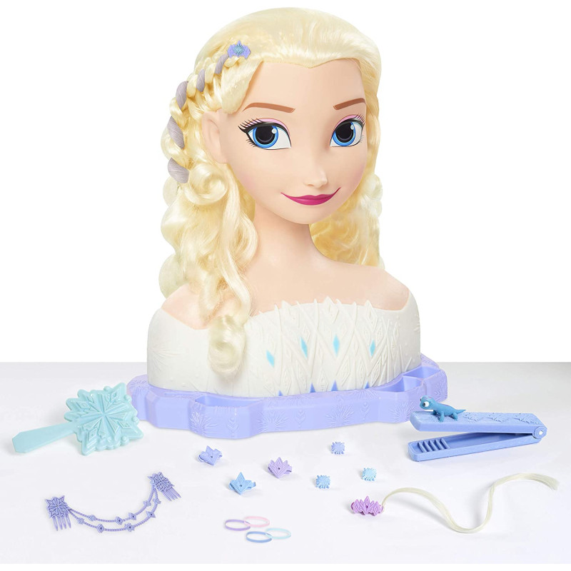 Холодное сердце голова манекен Frozen 2 Deluxe Elsa The Snow Queen Styling Head