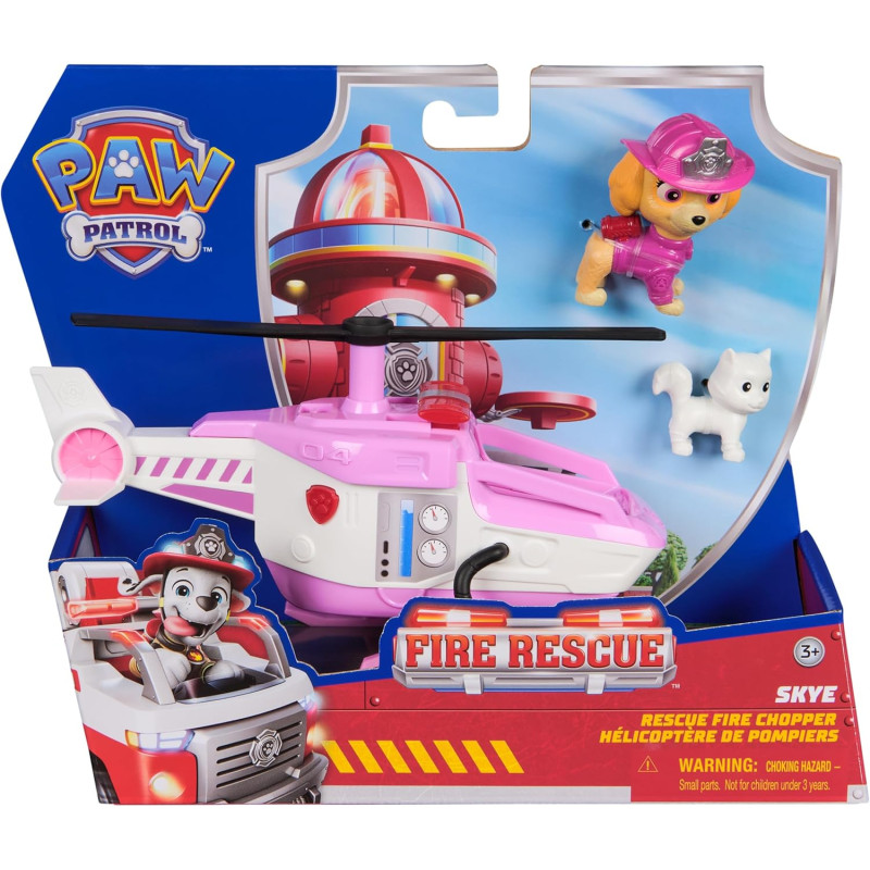 Щенячий Патруль Рятувальний вертоліт з водієм Скай Paw Patrol Fire Rescue Skye Rescue Fire Chopper