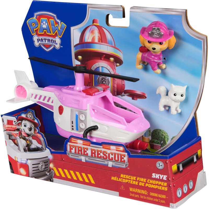 Щенячий Патруль Рятувальний вертоліт з водієм Скай Paw Patrol Fire Rescue Skye Rescue Fire Chopper