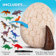 Ігровий набір STEM Розкопки динозавра National Geographic Jumbo Dinosaur Egg Dig Kit  Excavate 12 Figures