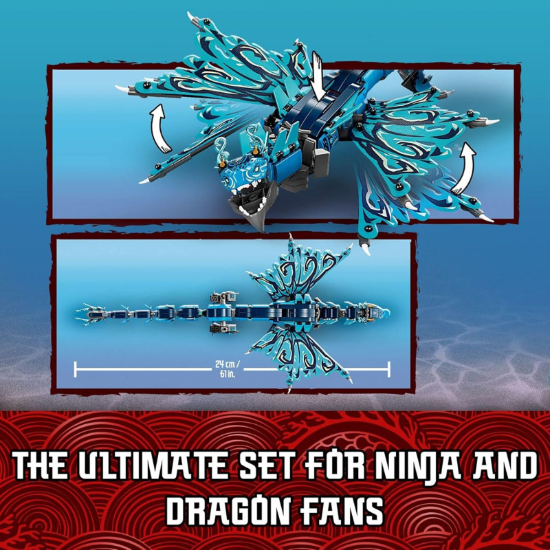 Конструктор Лего Водяний дракон LEGO NINJAGO Water Dragon Toy 71754