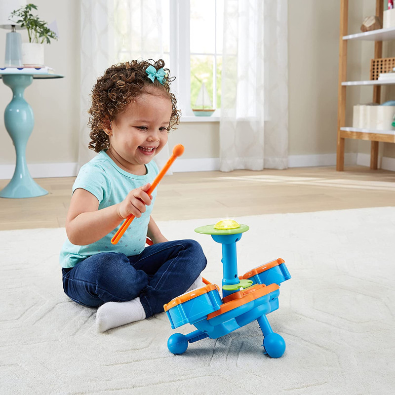 Барабанна установка VTech KidiBeats Kids Drum Set, Orange