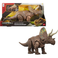 Фігурка динозавр Еотрицератопс Mattel Jurassic World Rebirth Gigantic Thrashers Eotriceratops Dinosaur 